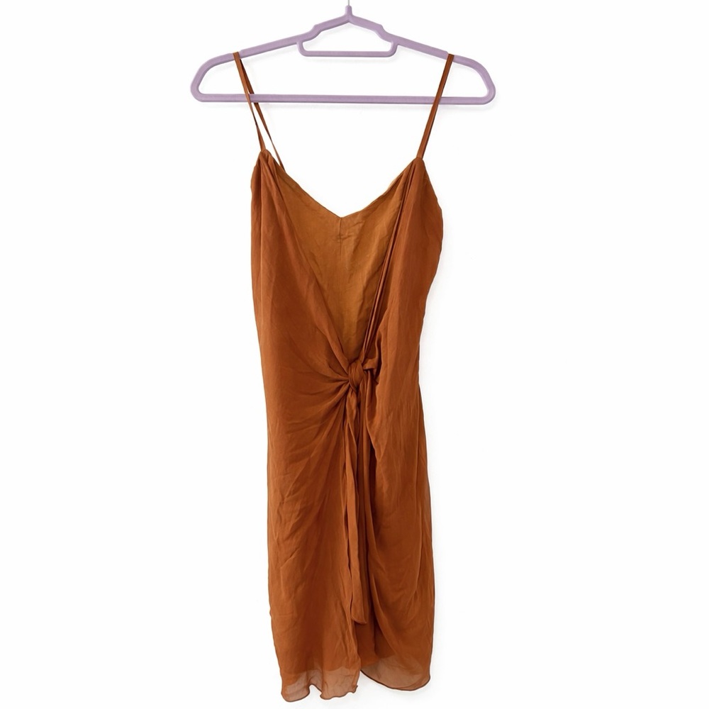 BYBLOS Terracotta slip mini Dress - Picture 7 of 8